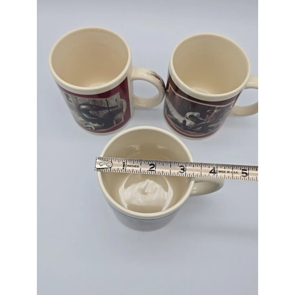 Vintagr Otagiri 1995 Donald Boncela Duck Decoy Coffee Mugs Set of 3 Enesco